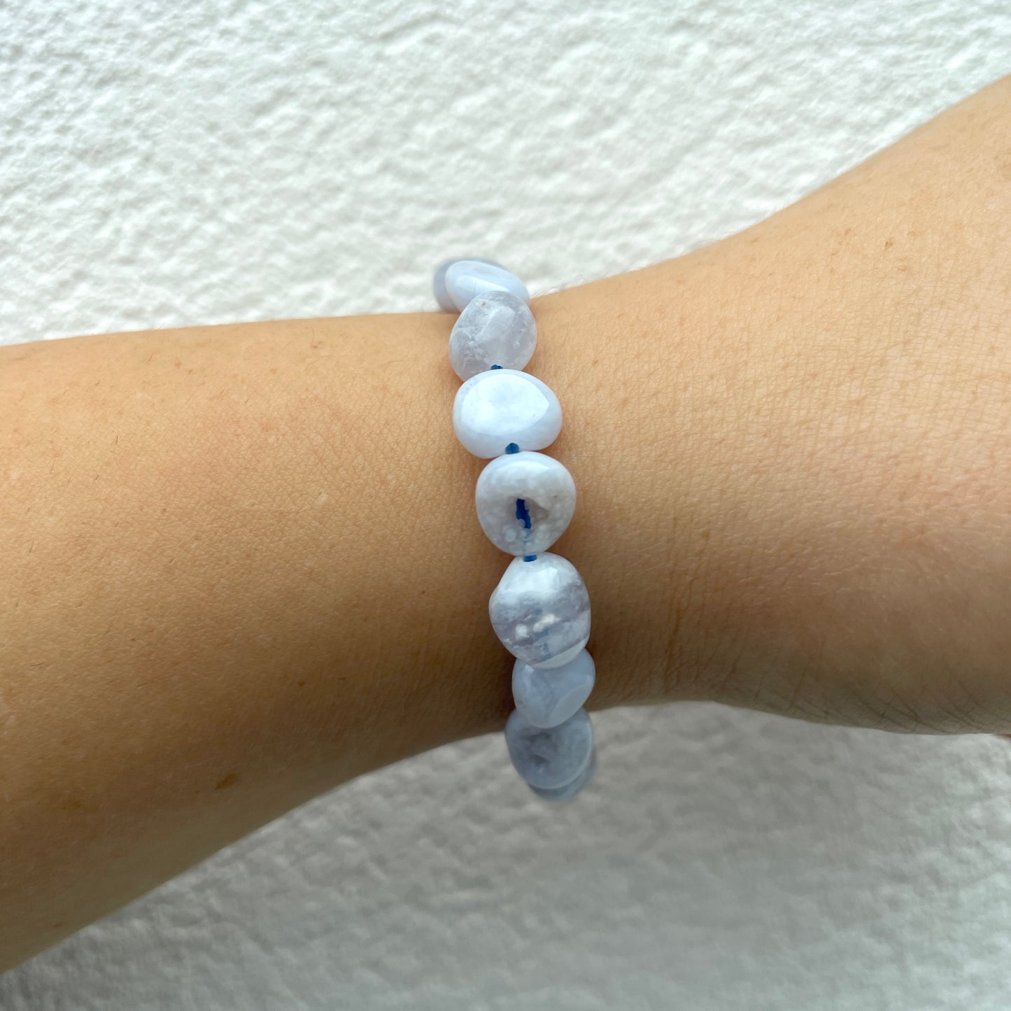 Chalcedon dehnbares Armband