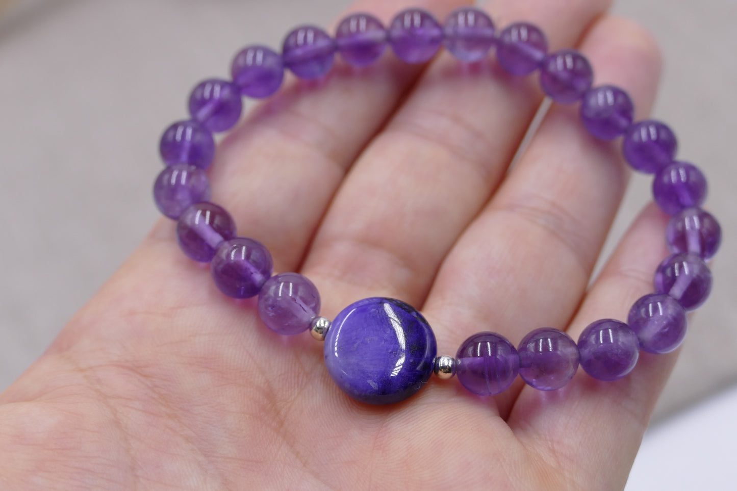 Amethyst Armband lila / violett