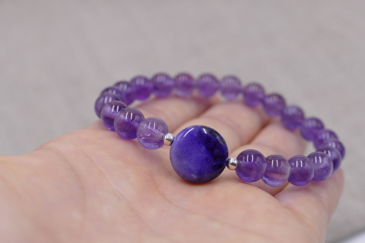 Amethyst Armband lila / violett