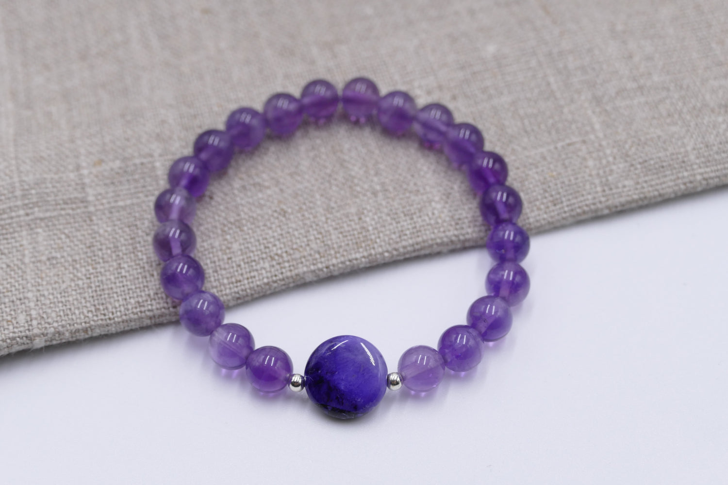 Amethyst Armband lila / violett